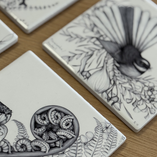 Coaster - Pīwaiwaka/ Fantail