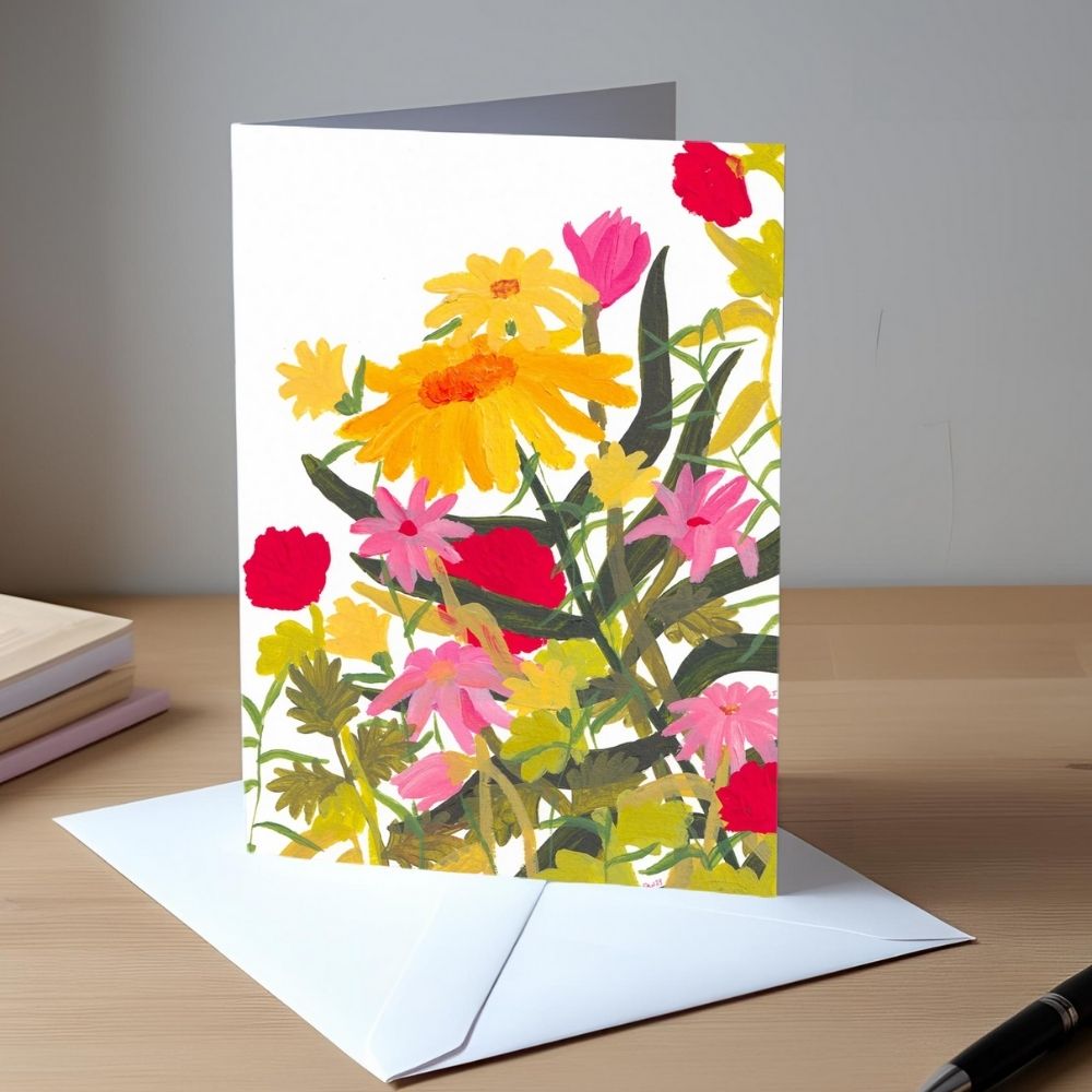Card - Tangled Flowers