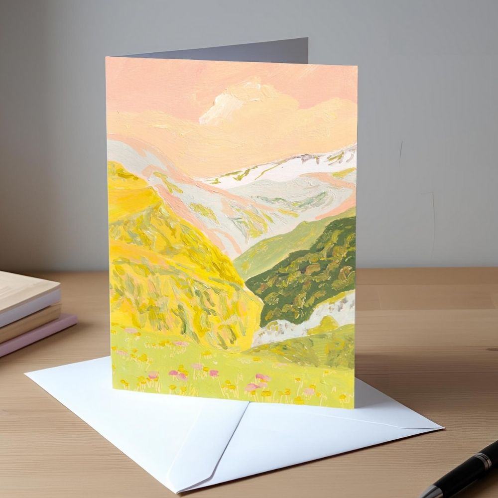 Card - Pastel Mountains