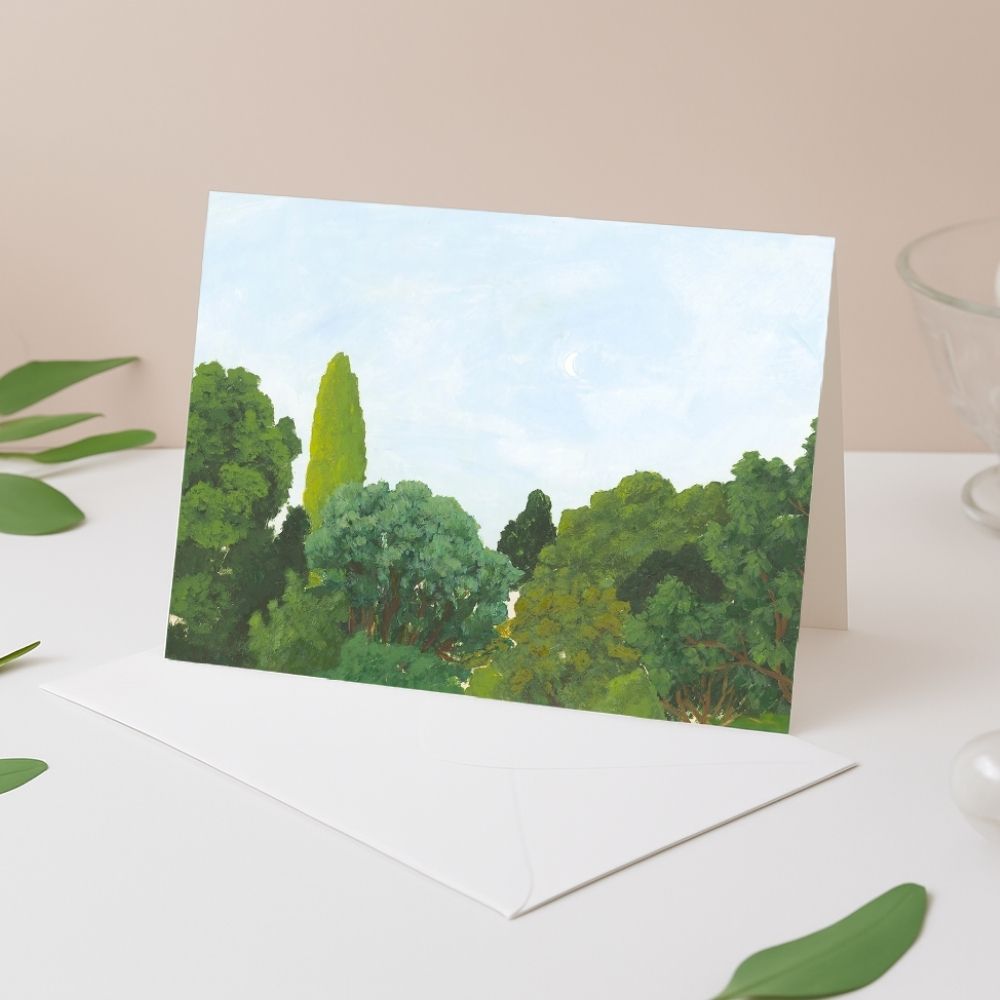 Card - Dusk Treetops