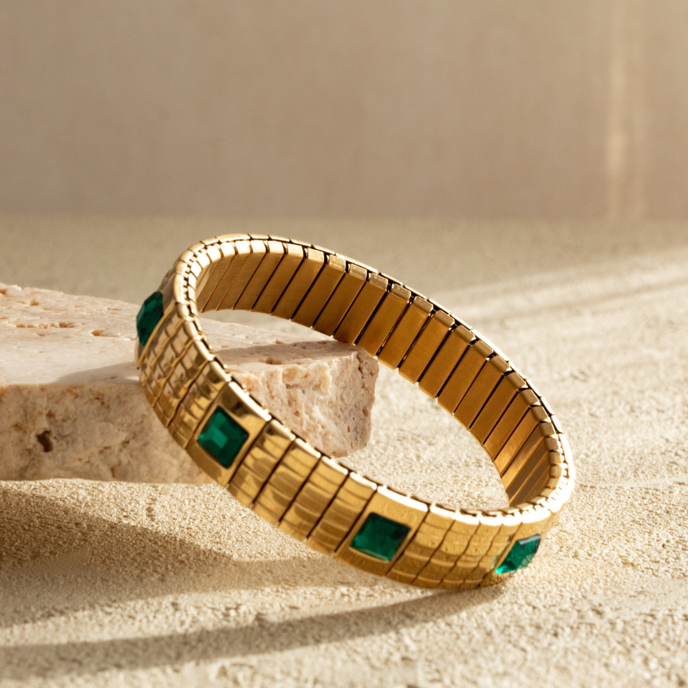 Bracelet - Jewelled Flexi Strap