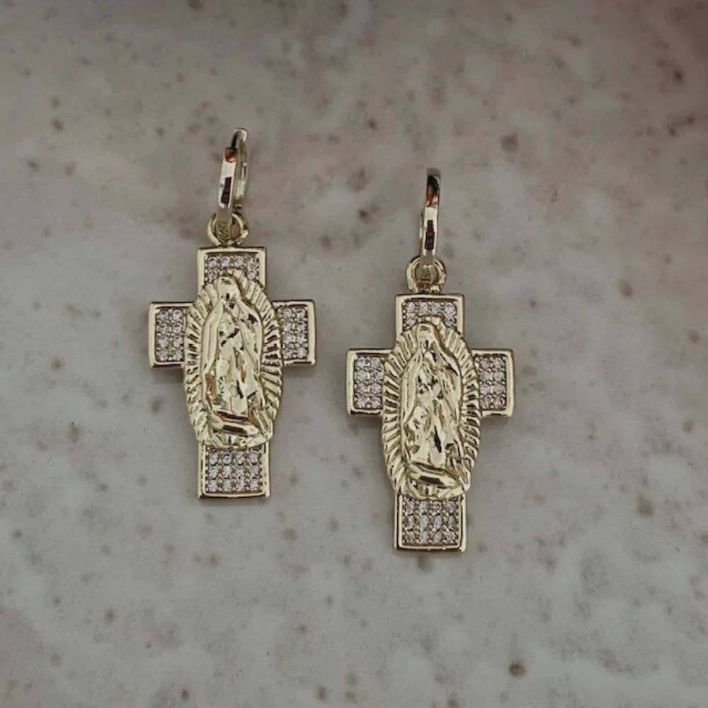 Earrings - Seraph Symbol - Cross