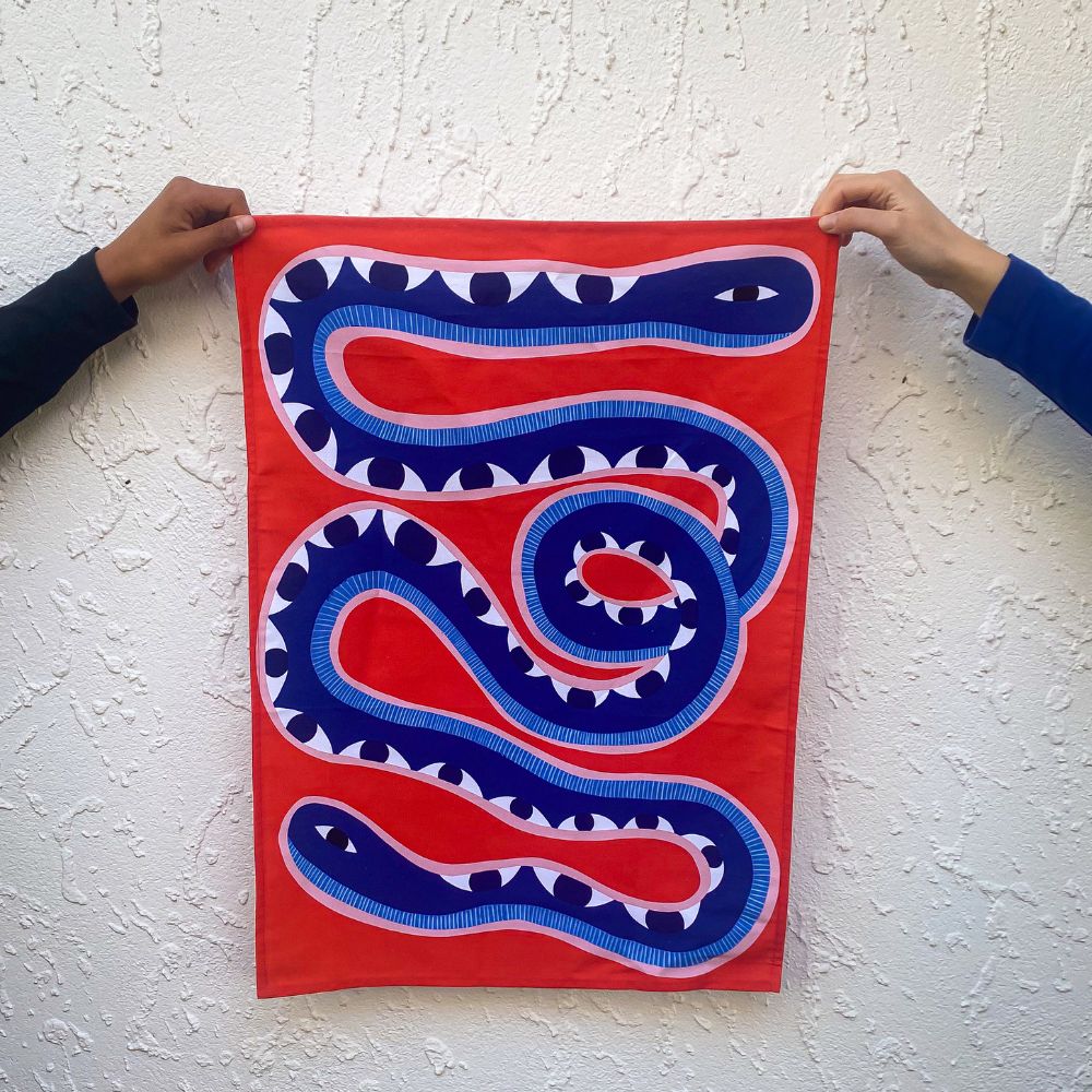 Tea Towel - Snake