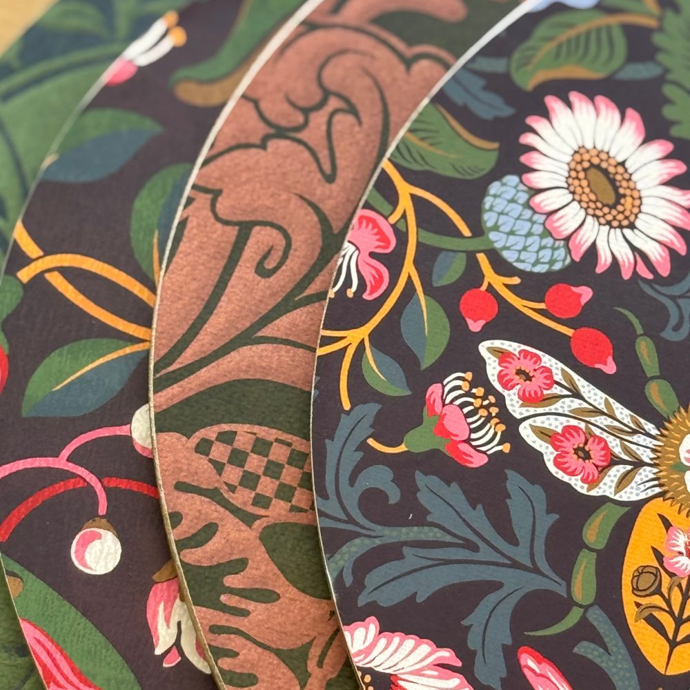 Oval Placemat - Set Of 4 - Damask