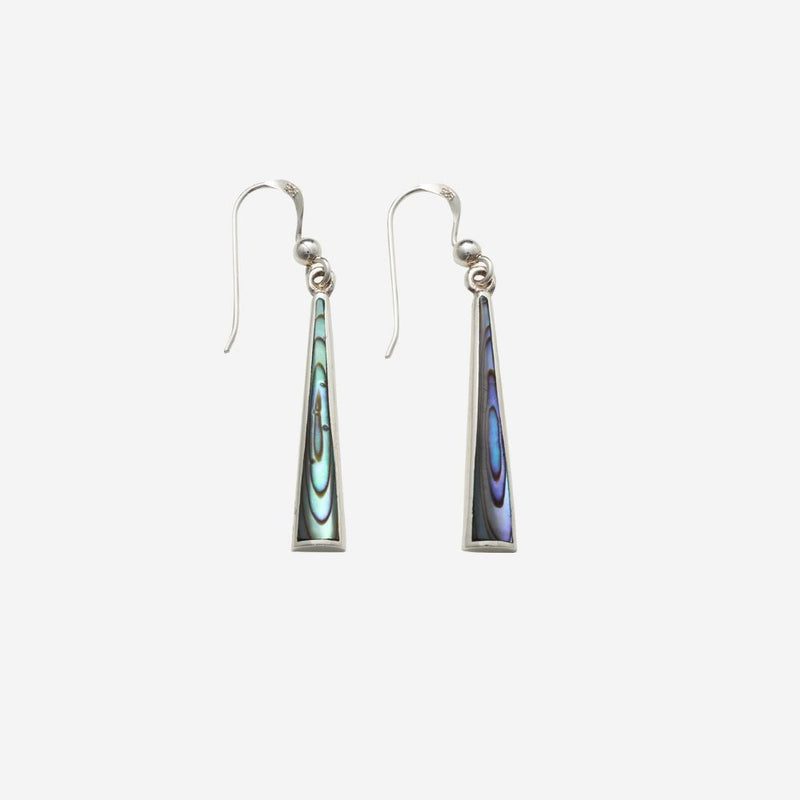 Earrings - Paua Shell Slimline