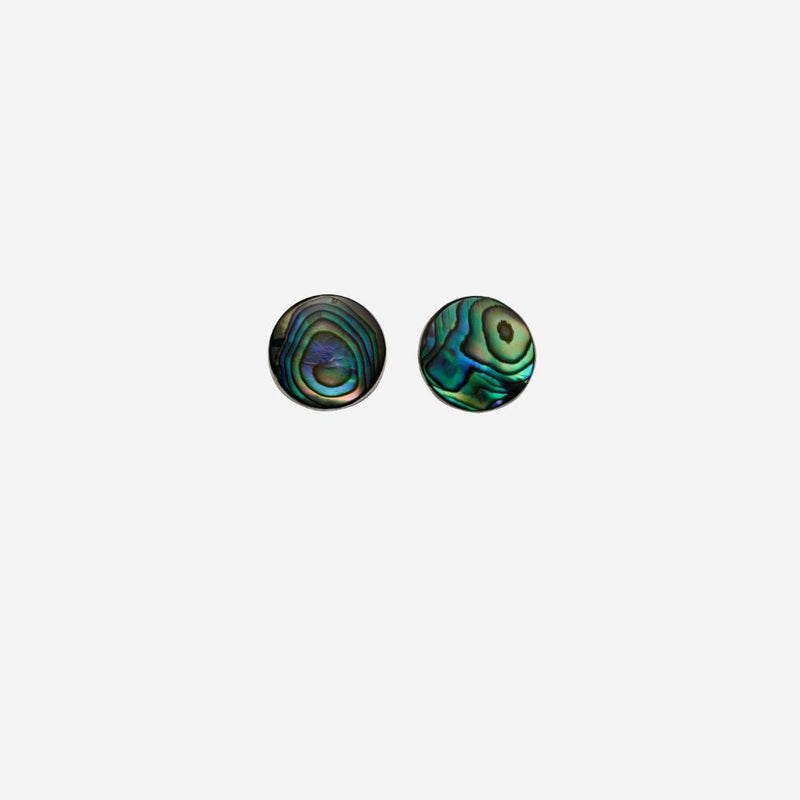 Earrings - Paua Shell Studs 5 mm