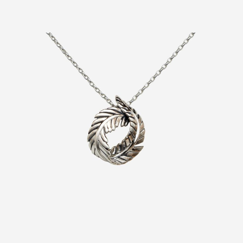 Pendant - Silver Fern Twist