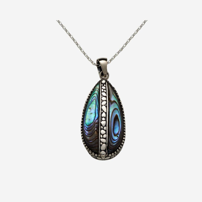 Pendant - Paua Shell Roimata Drop