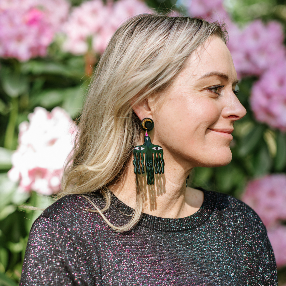 Earrings - Big Birds