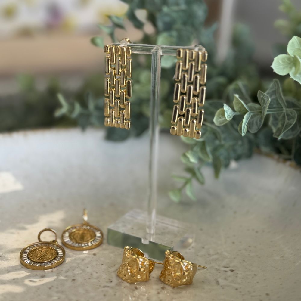 Earrings - Chain Link