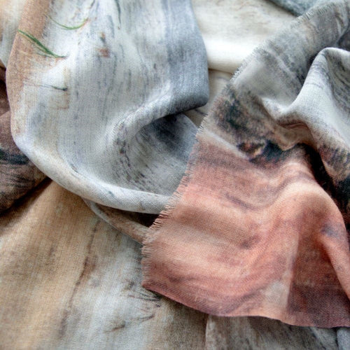 Wool Scarf - Silica Plateau