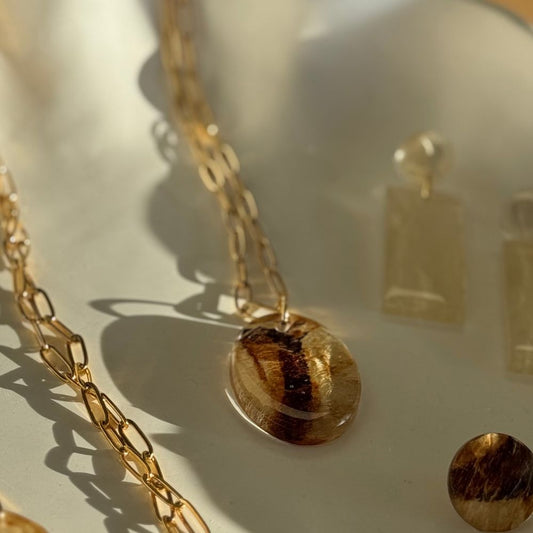 Necklace - Emeline - Oval