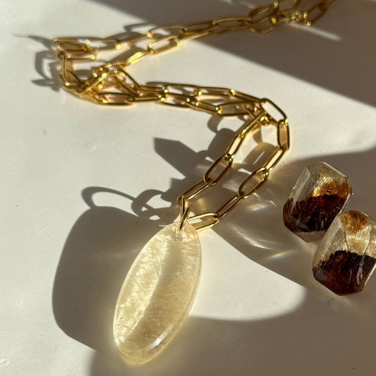Necklace - Emeline - Pearl Drop