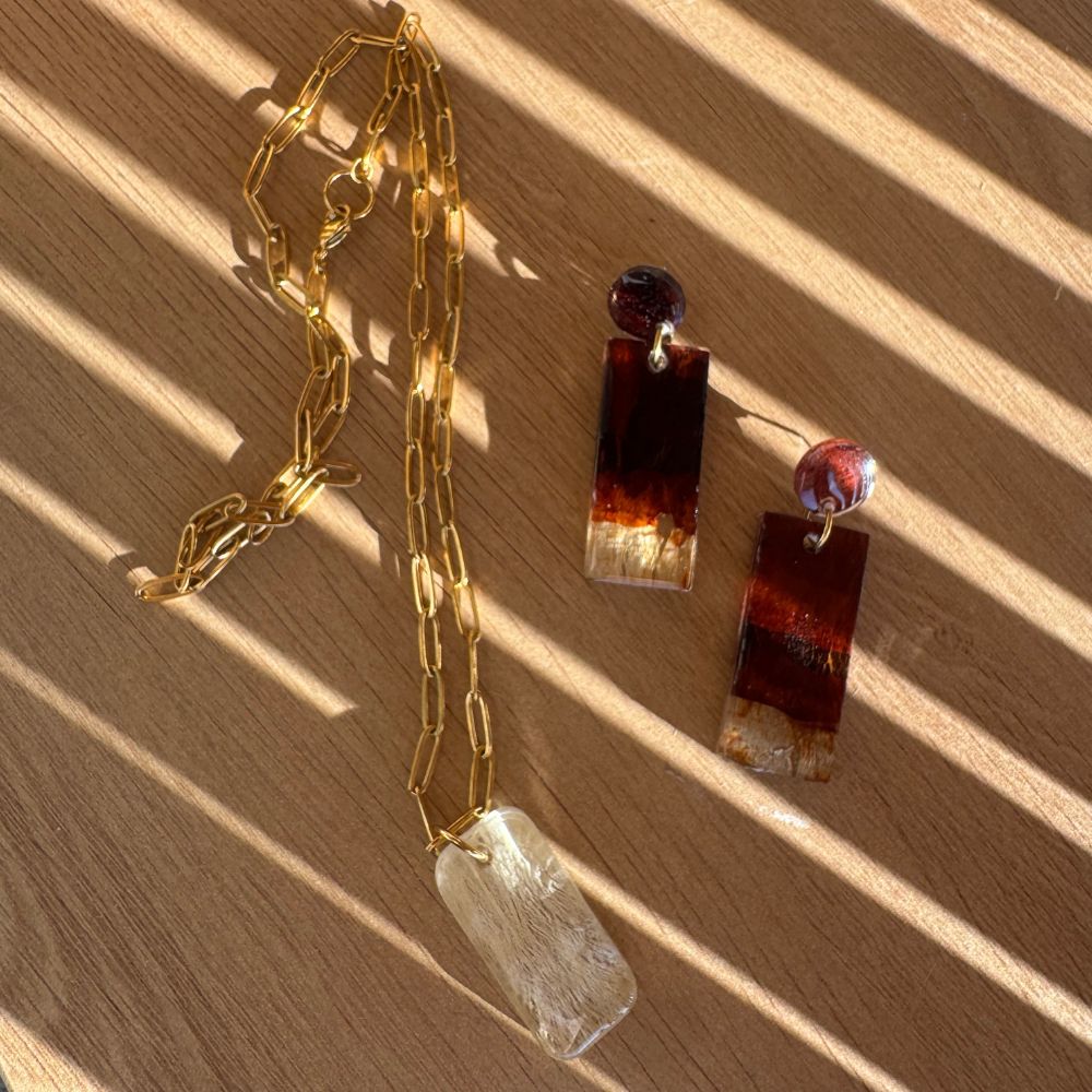 Necklace - Emeline - Rectangle