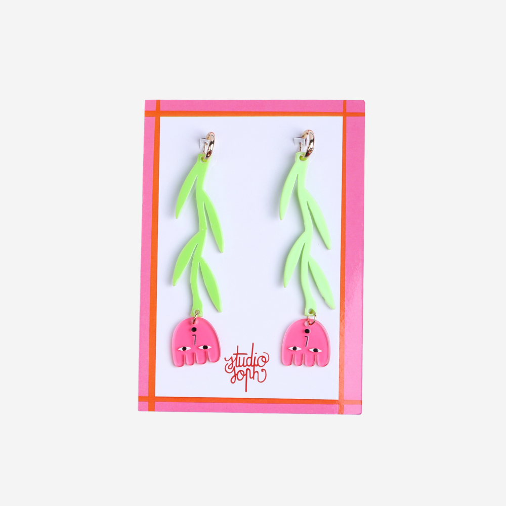 Earrings - Flower Drops