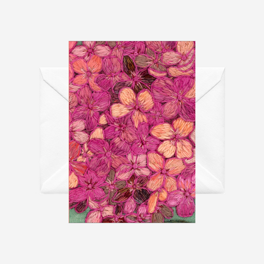 Card - Garden Wanderings - Hydrangea