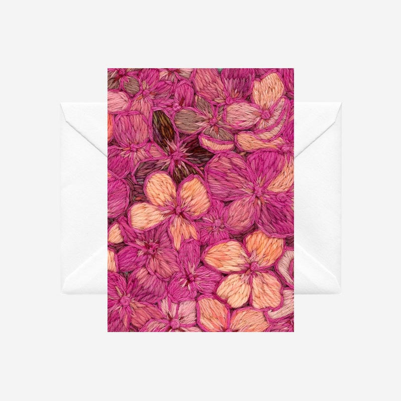 Cards - Garden Wanderings - Hydrangea - 6 Pack