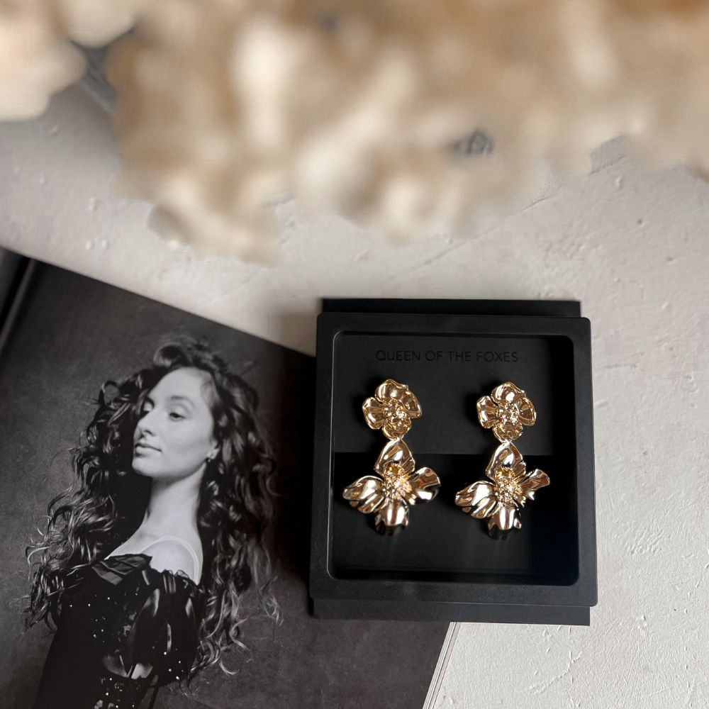 Earrings - Floral Drop