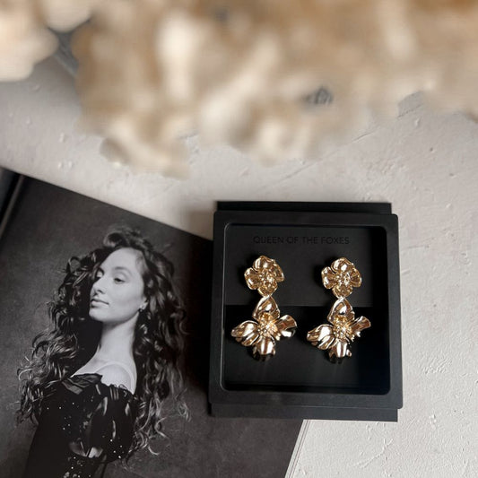 Earrings - Floral Drop