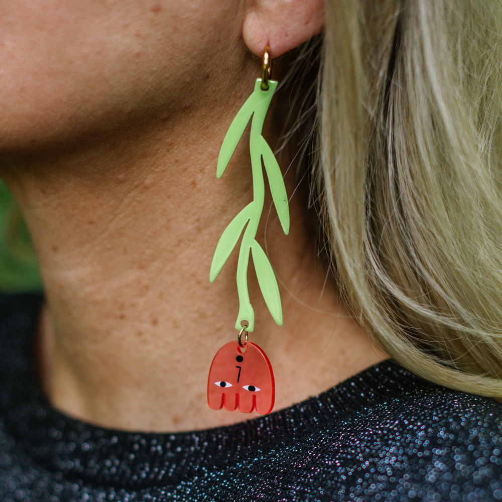 Earrings - Flower Drops