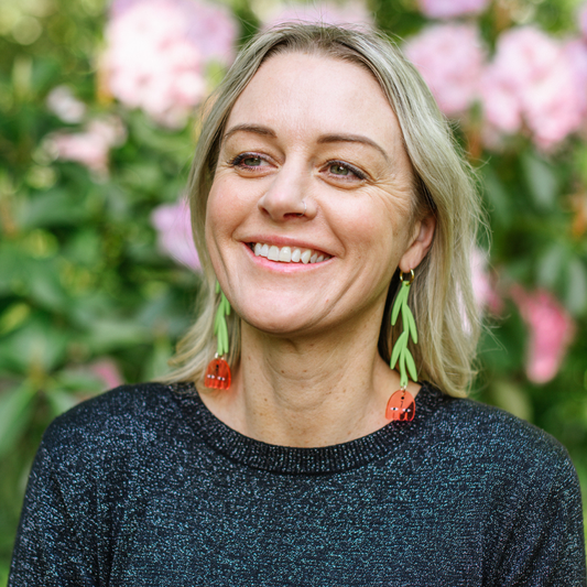 Earrings - Flower Drops