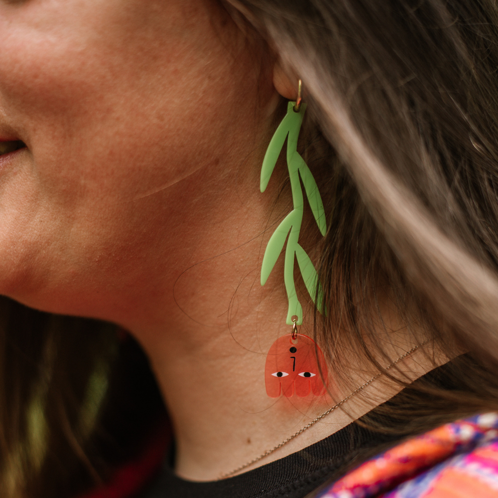 Earrings - Flower Drops