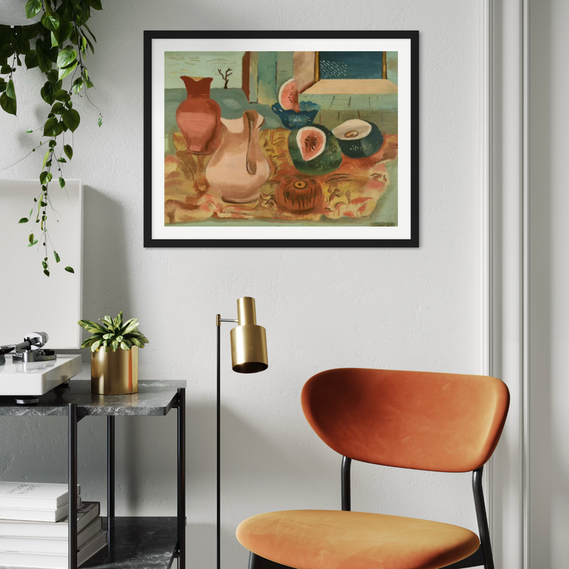 Frances Hodgkins - Print - Cut melons