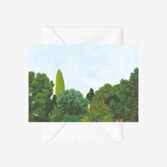 Card - Dusk Treetops