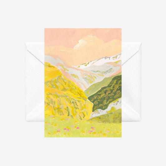 Card - Pastel Mountains
