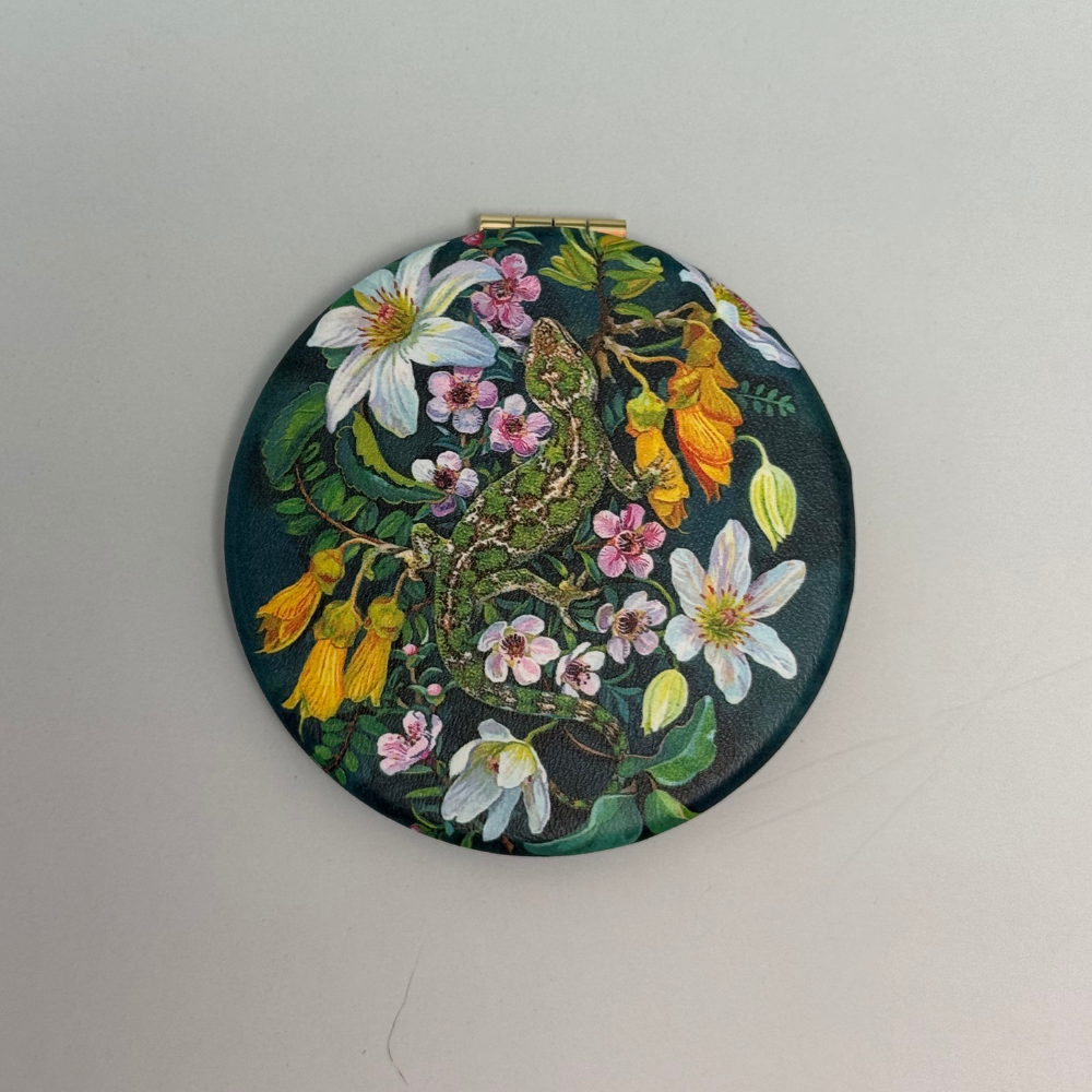 Pocket Mirror - Gecko