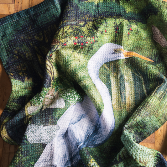 Tea Towel - Heron