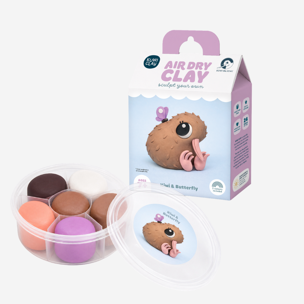 Kuwi Clay - Kiwi & Butterfly