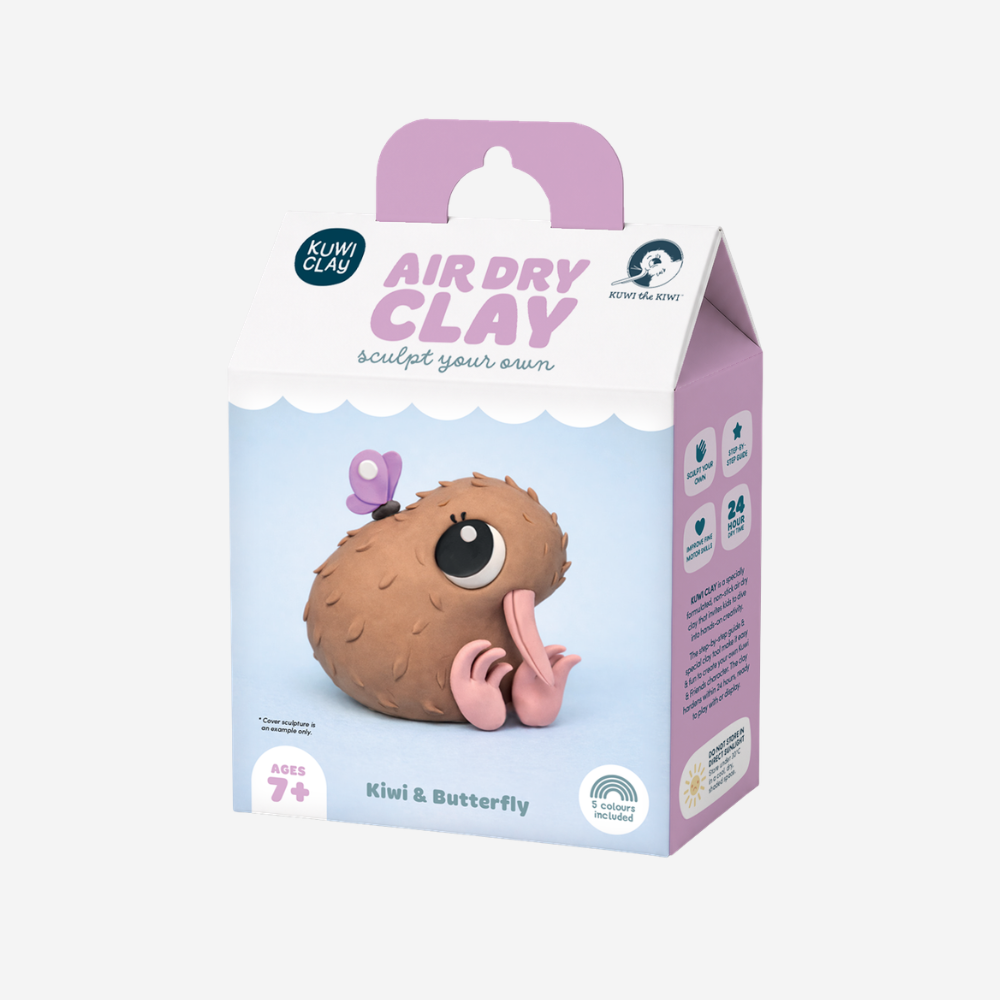 Kuwi Clay - Kiwi & Butterfly