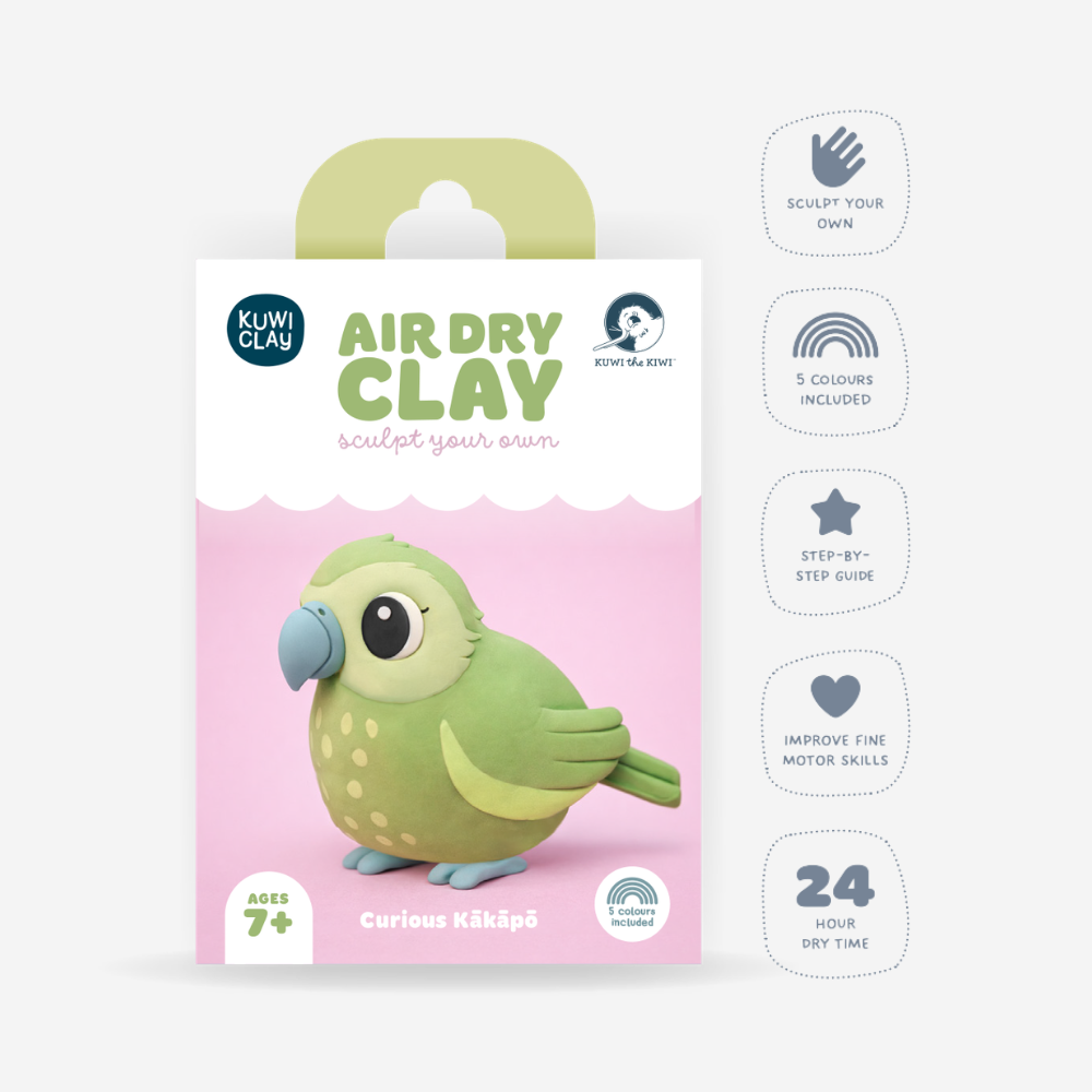 Kuwi Clay - Curious Kakapo