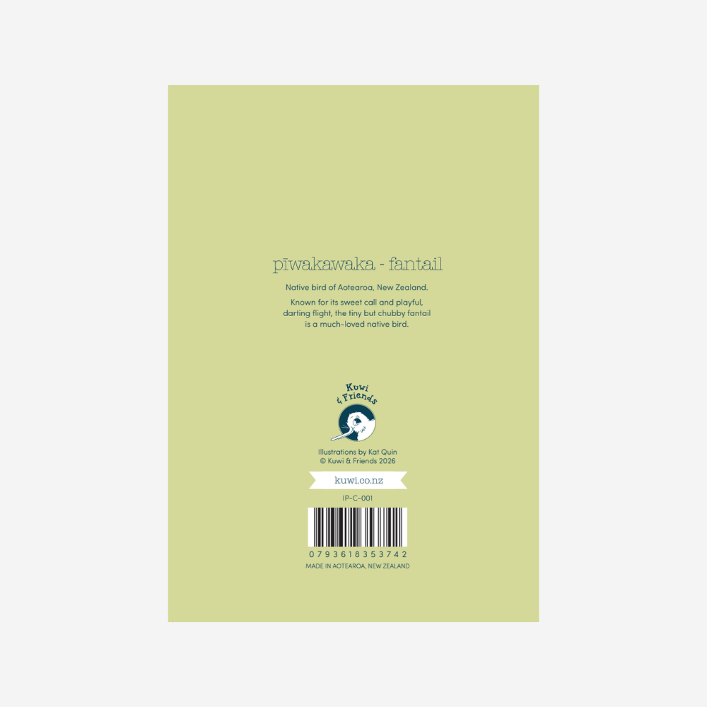 Card - Pīwakawaka Fantail Happy Birthday