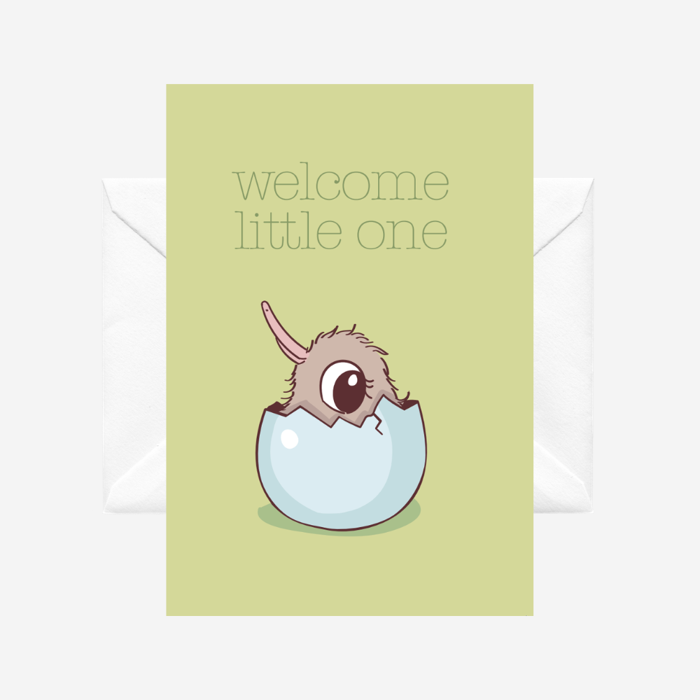 Card - Hatchling Kiwi Baby