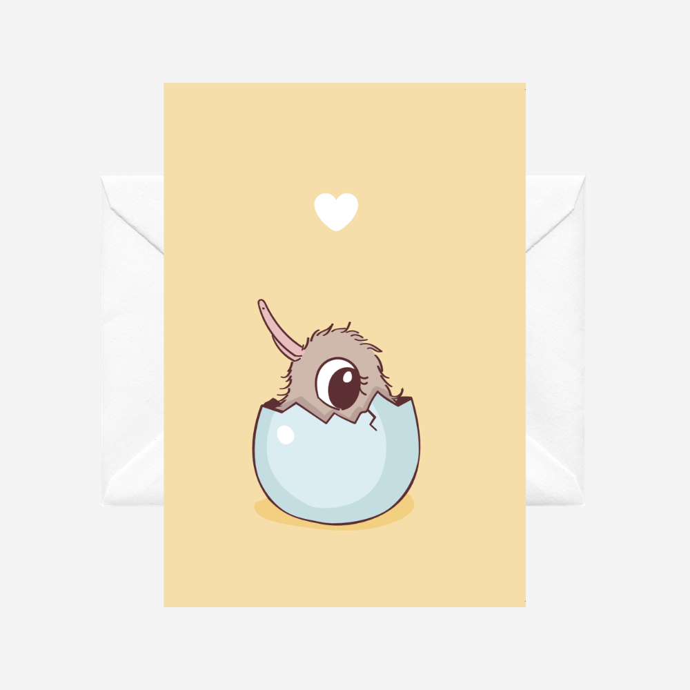 Card - Hatching Kiwi Baby (no words)