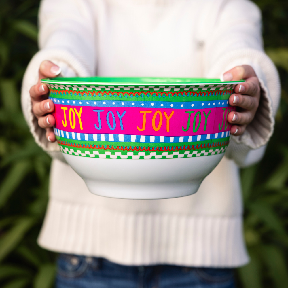 Melamine Bowl - Large - Joy