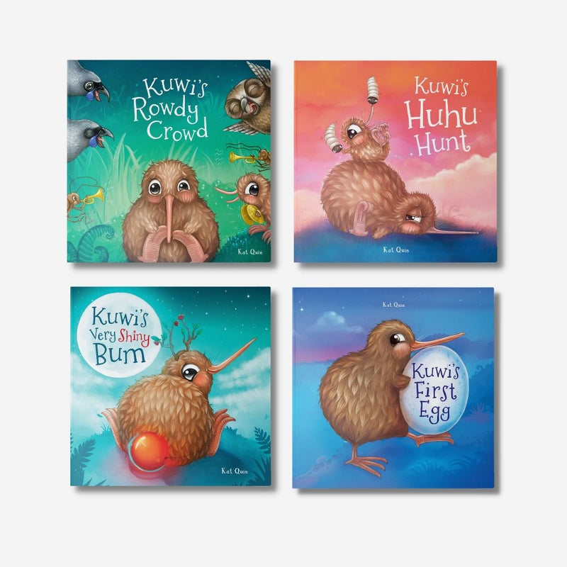 Bundle - 4 Kuwi the Kiwi Paperback Books