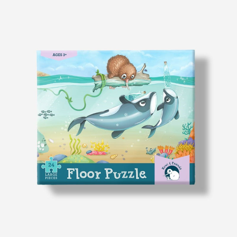 Puzzle - Māui Dolphin Mischief - 24 piece