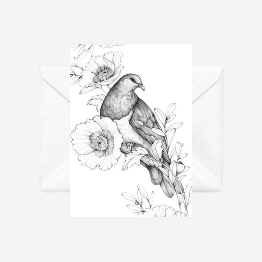 Card - You Can Rest - Kererū