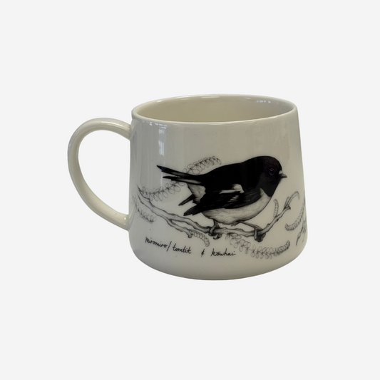 Cup - So This is Love -  Miromiro/Tomtit & Kowhai