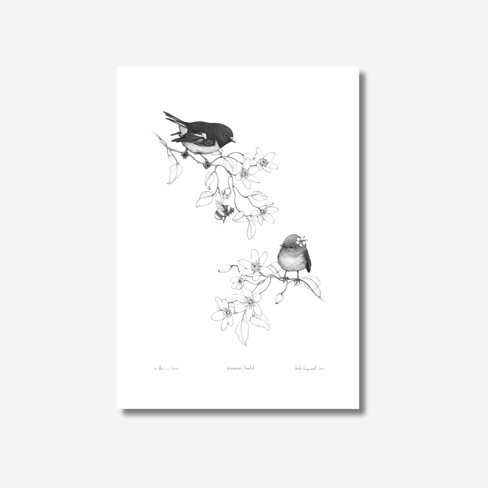Print - So This Is Love - Miromiro/Tomtit