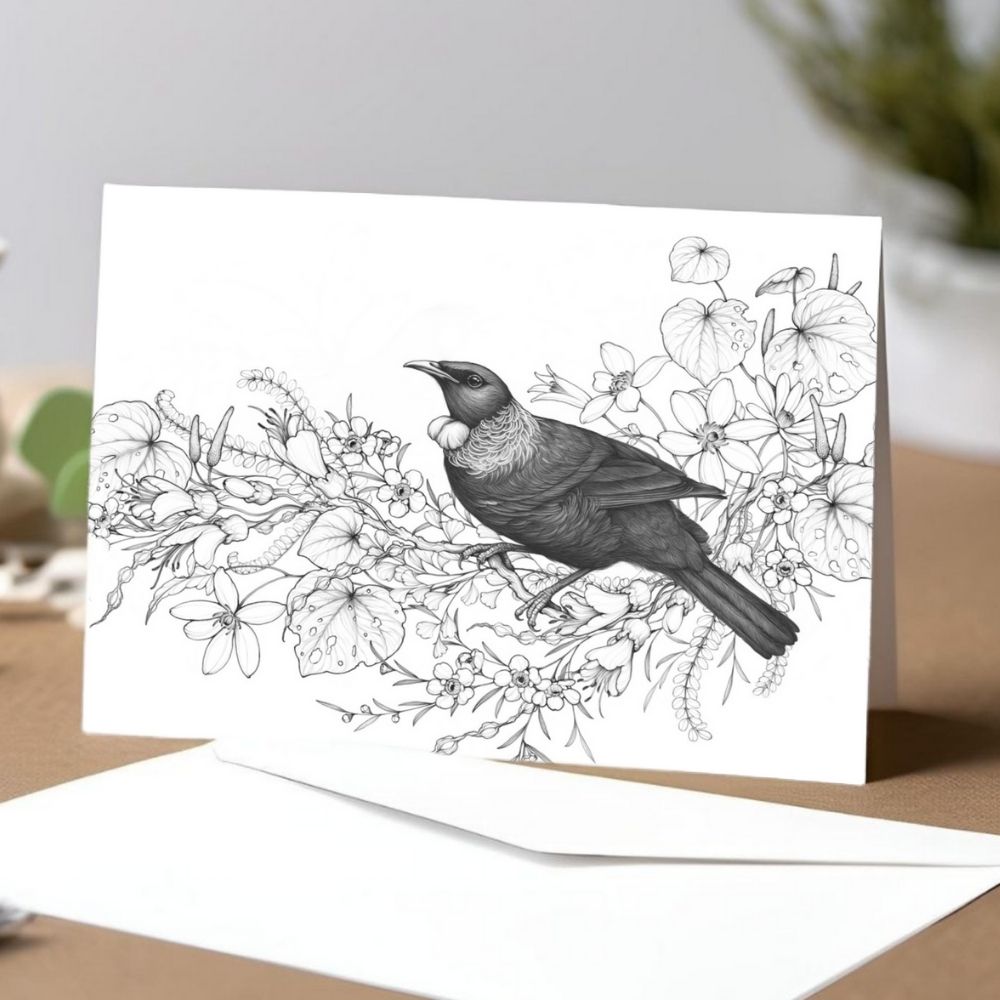 Card - Home is Here - Tūī