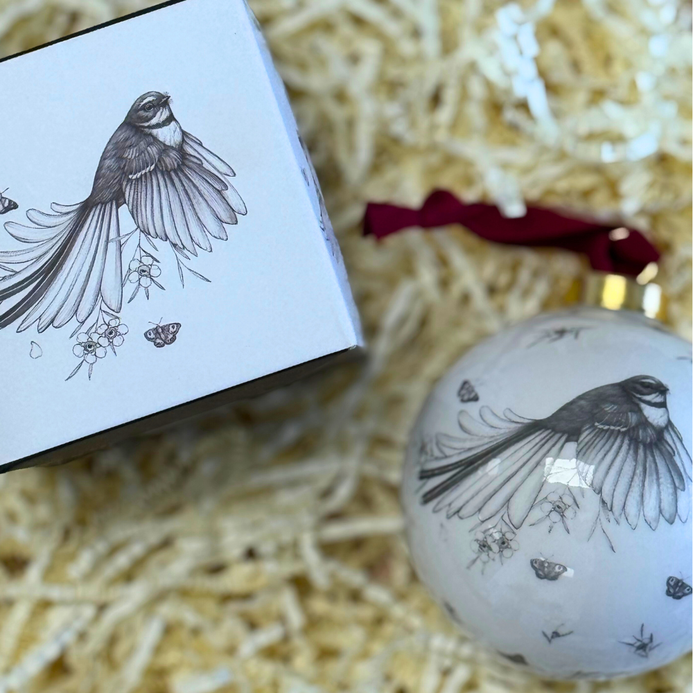 Christmas Decoration - Come Fly With Me - Piwaiwaka/Fantail