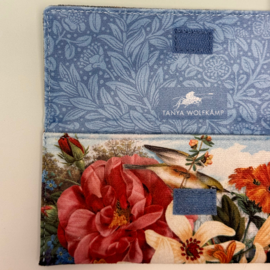 Soft Glasses Case - Vintage Kingfisher