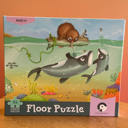 Puzzle - Māui Dolphin Mischief - 24 piece