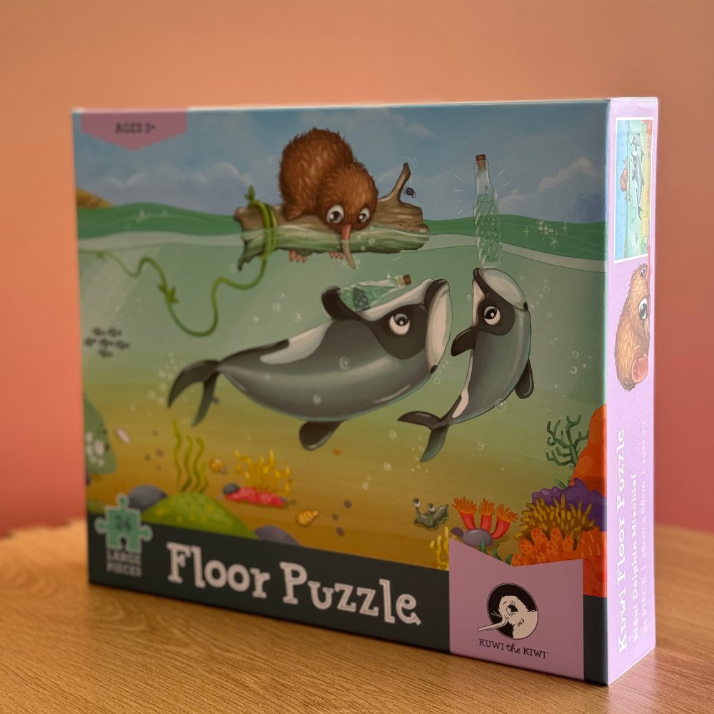 Puzzle - Māui Dolphin Mischief - 24 piece