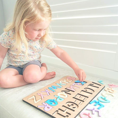 Puzzle - Uppercase Alphabet - Pastels