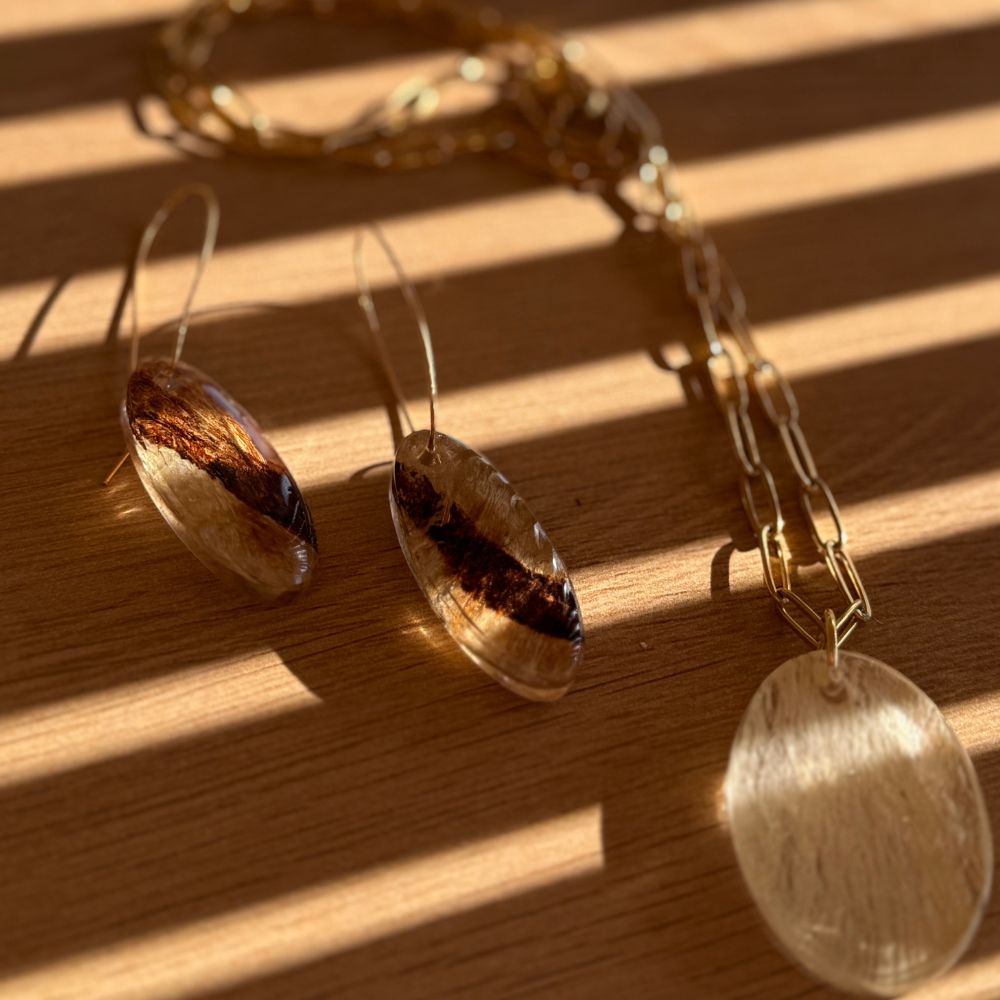 Earrings - Mana Oval